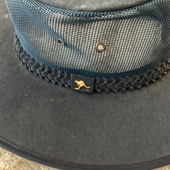 Ozzie  Navy Blue Cotton Blend Men’s Cooling Hat Size Large - Picture 2 of 4